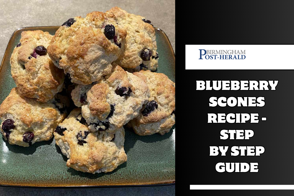 Blueberry Scones Recipe - Step by Step Guide
