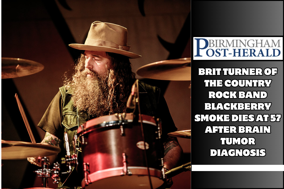 Brit Turner of the country rock band Blackberry Smoke dies at 57 after brain tumor diagnosis