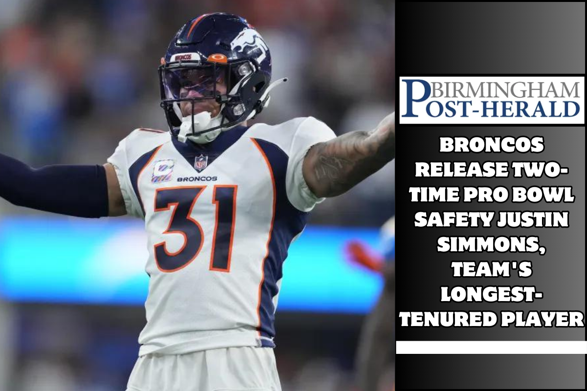 Broncos release two-time Pro Bowl safety Justin Simmons, team's longest-tenured player