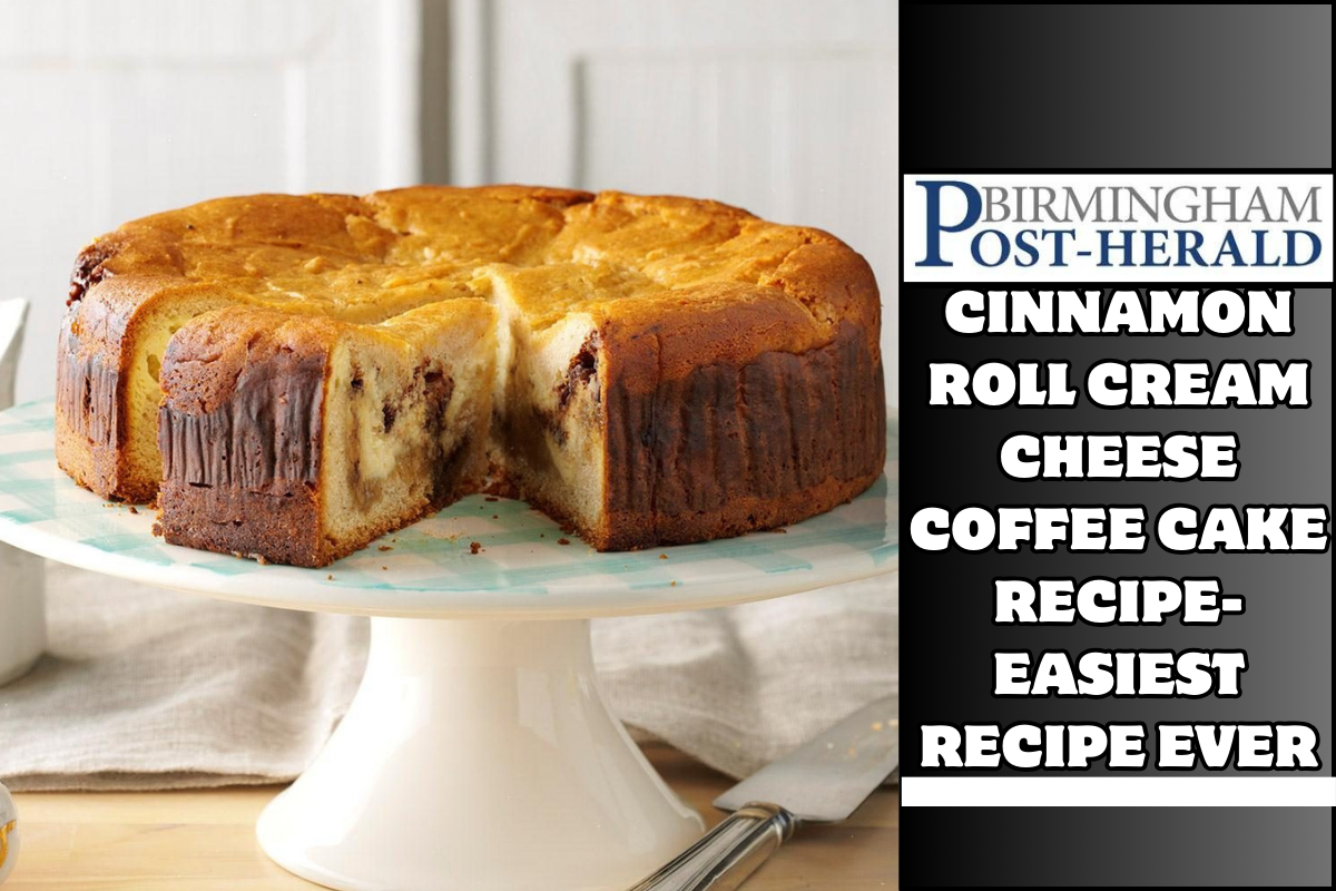 Cinnamon Roll Cream Cheese Coffee Cake Recipe-Easiest Recipe Ever
