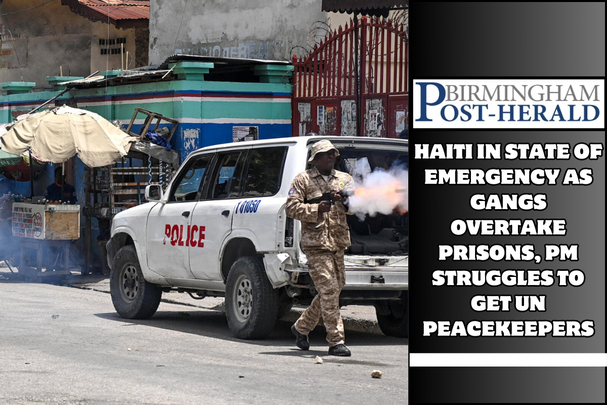 Haiti in state of emergency as gangs overtake prisons, PM struggles to get UN peacekeepers