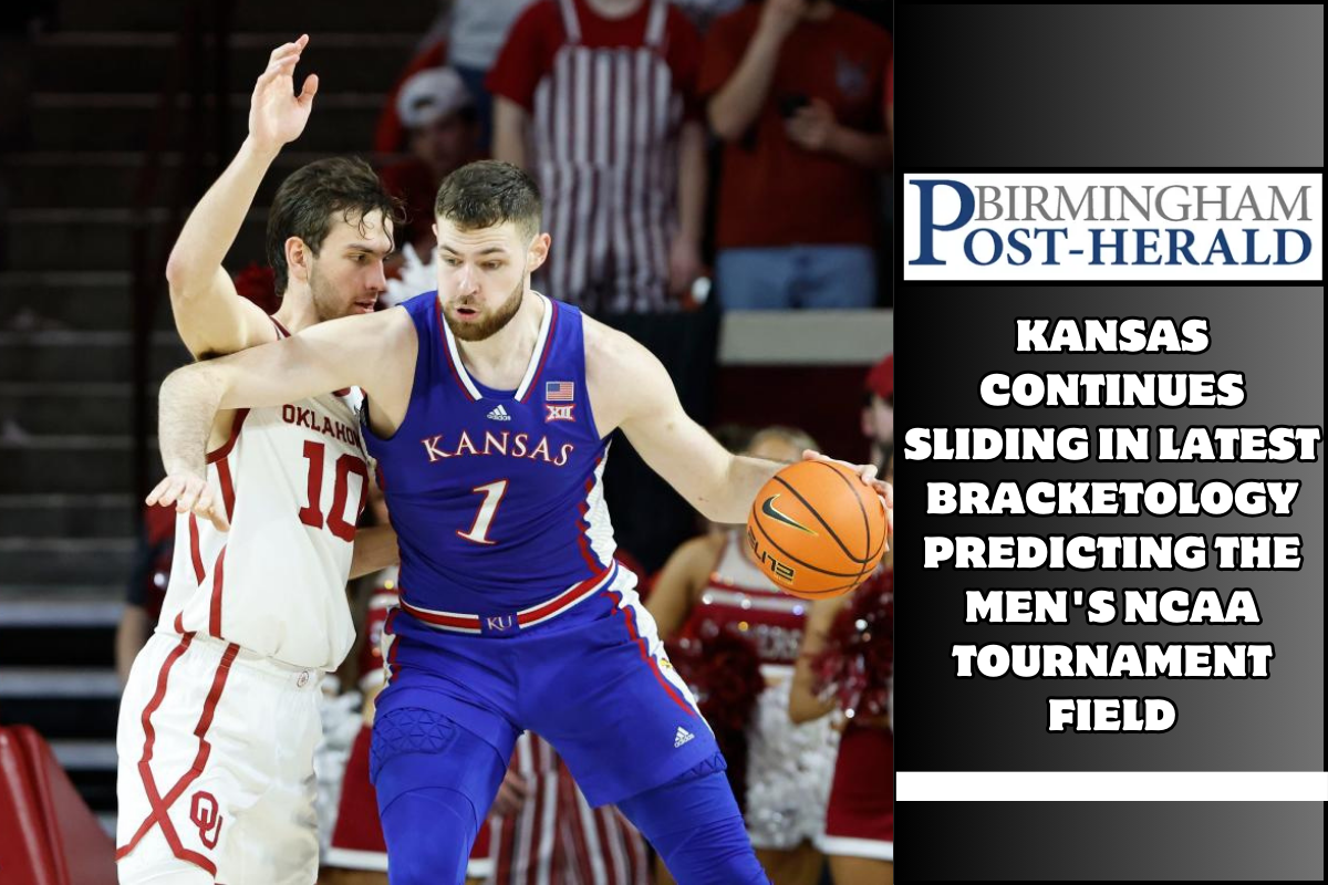 Kansas continues sliding in latest Bracketology predicting the men's NCAA Tournament field