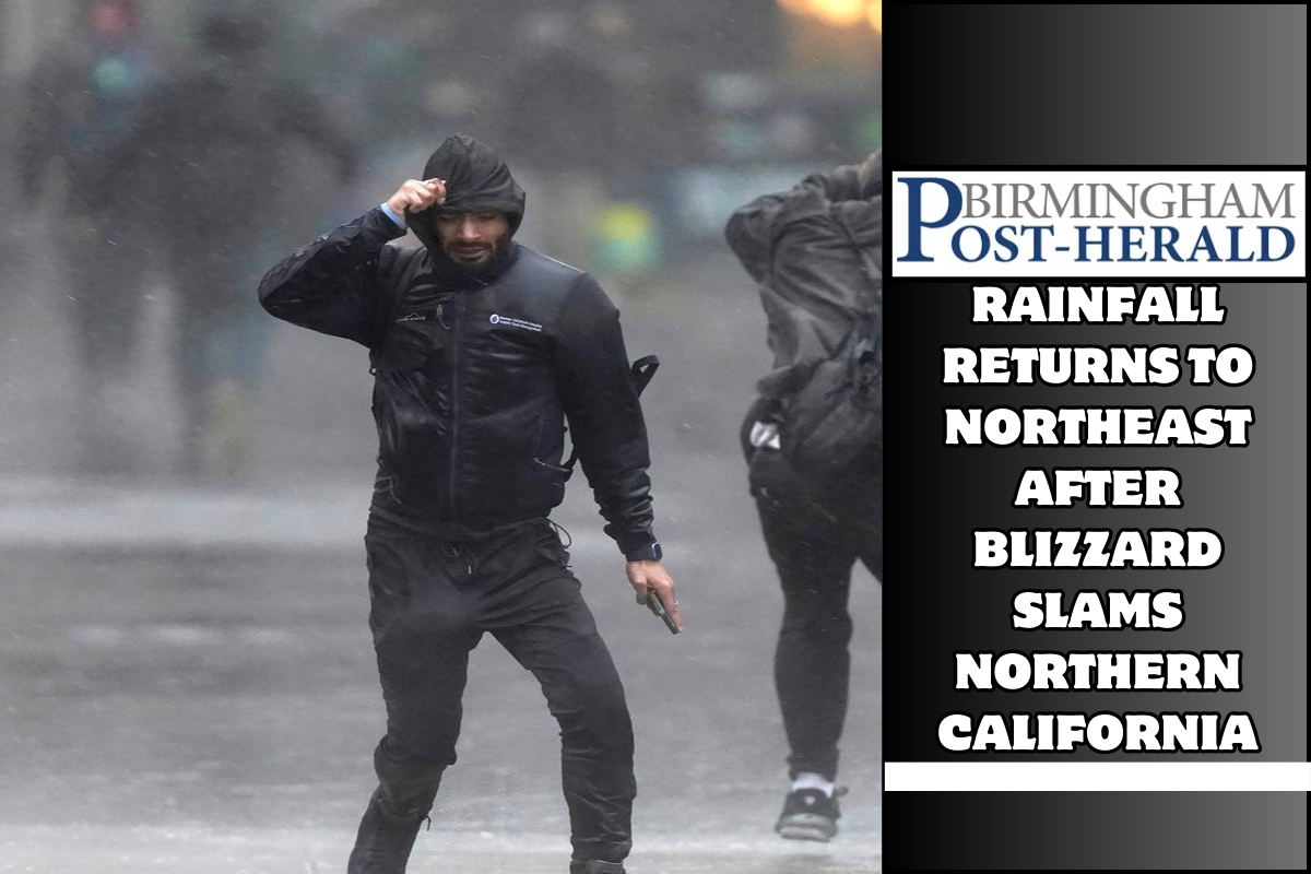 Rainfall returns to northeast after blizzard slams northern California
