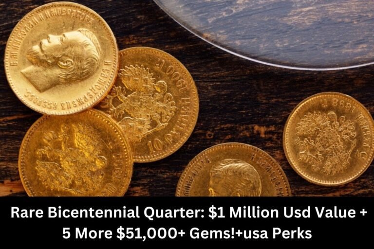 Rare Bicentennial Quarter $1 Million Usd Value + 5 More $51,000+ Gems!+usa Perks