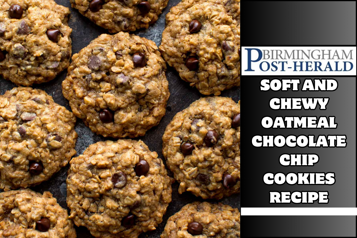 Soft and Chewy Oatmeal Chocolate Chip Cookies Recipe