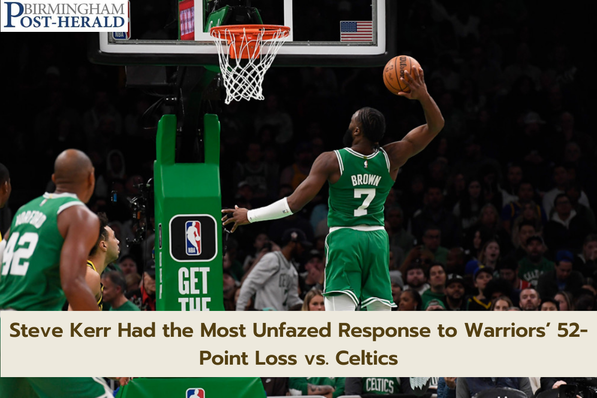 Steve Kerr Had the Most Unfazed Response to Warriors’ 52-Point Loss vs. Celtics