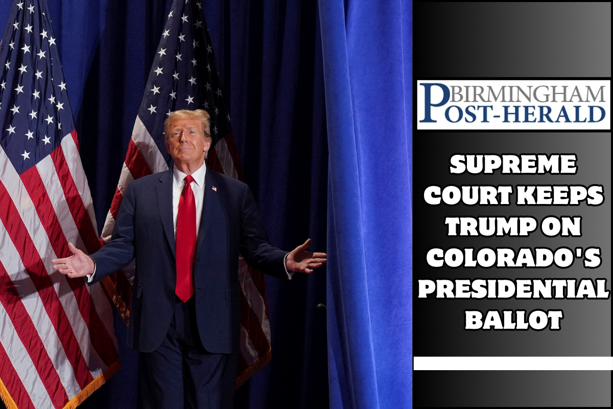Supreme Court keeps Trump on Colorado's presidential ballot