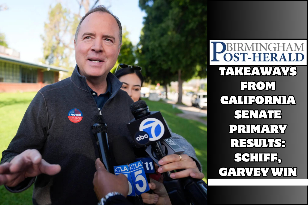 Takeaways from California senate primary results: Schiff, Garvey win