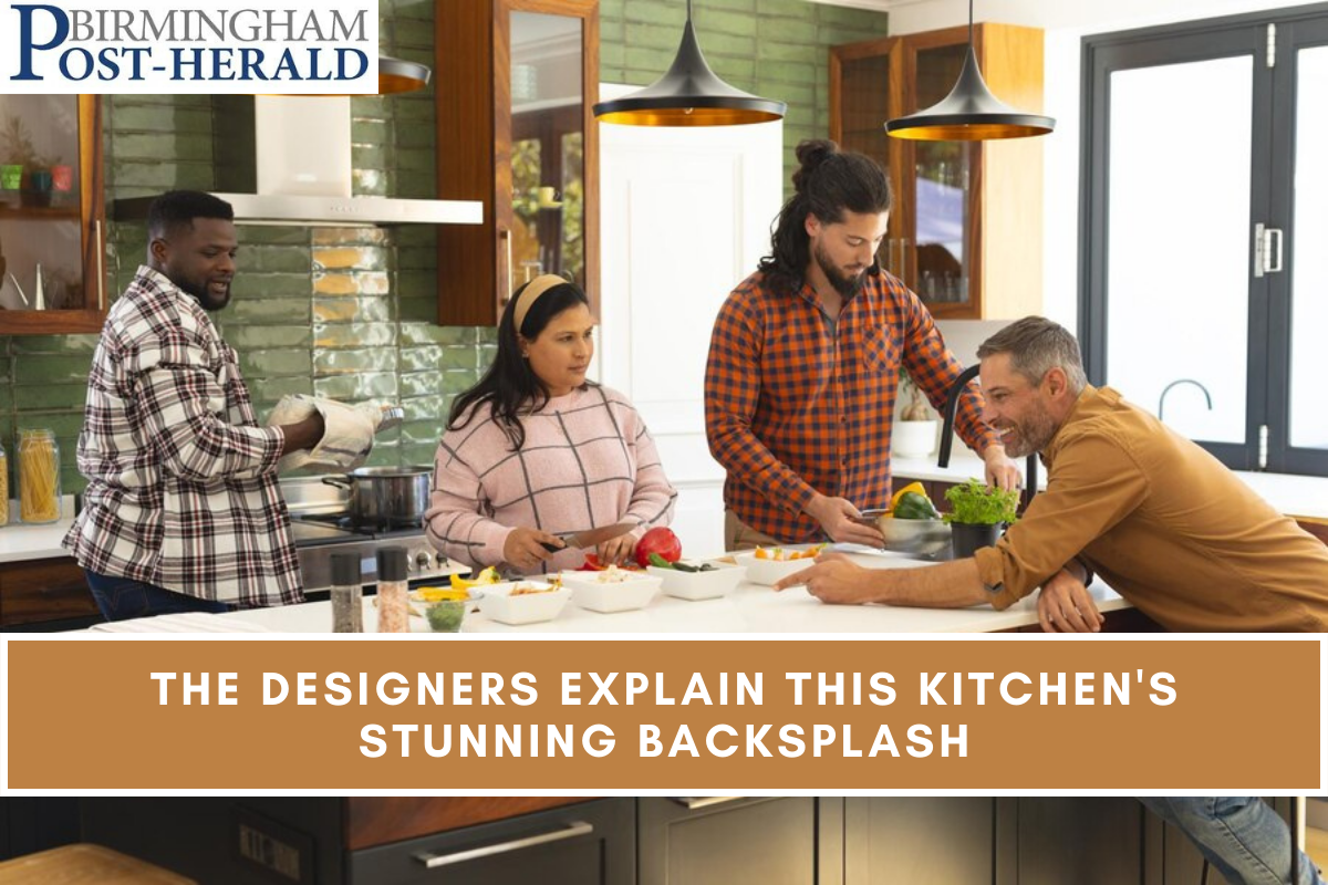 The Designers Explain This Kitchen's Stunning Backsplash